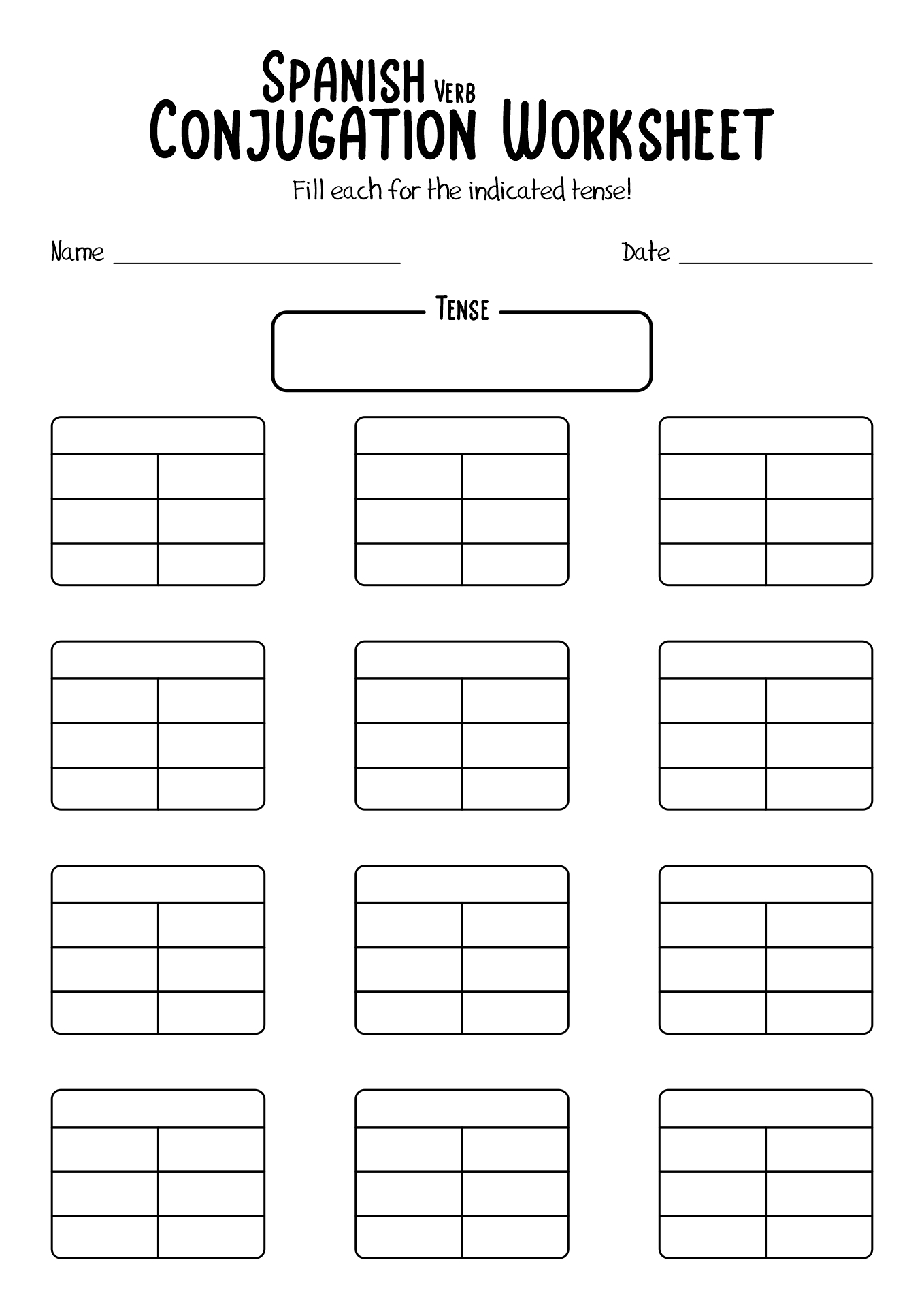 19 Spanish Verb Worksheets Free PDF At Worksheeto 19 Spanish Verb Worksheets Free PDF At Worksheeto