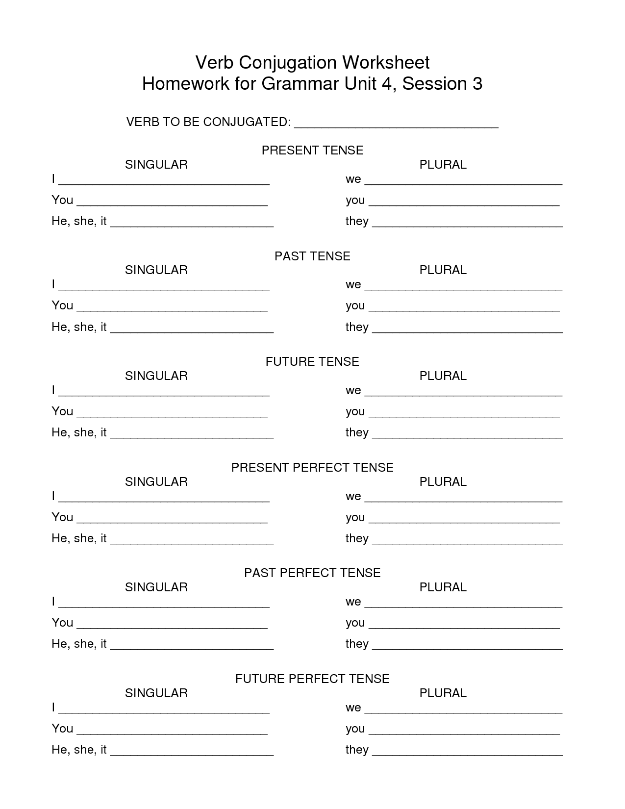 19 Spanish Verb Worksheets 12 Conjugation Present Tense Verb Worksheet Free PDF At Worksheeto