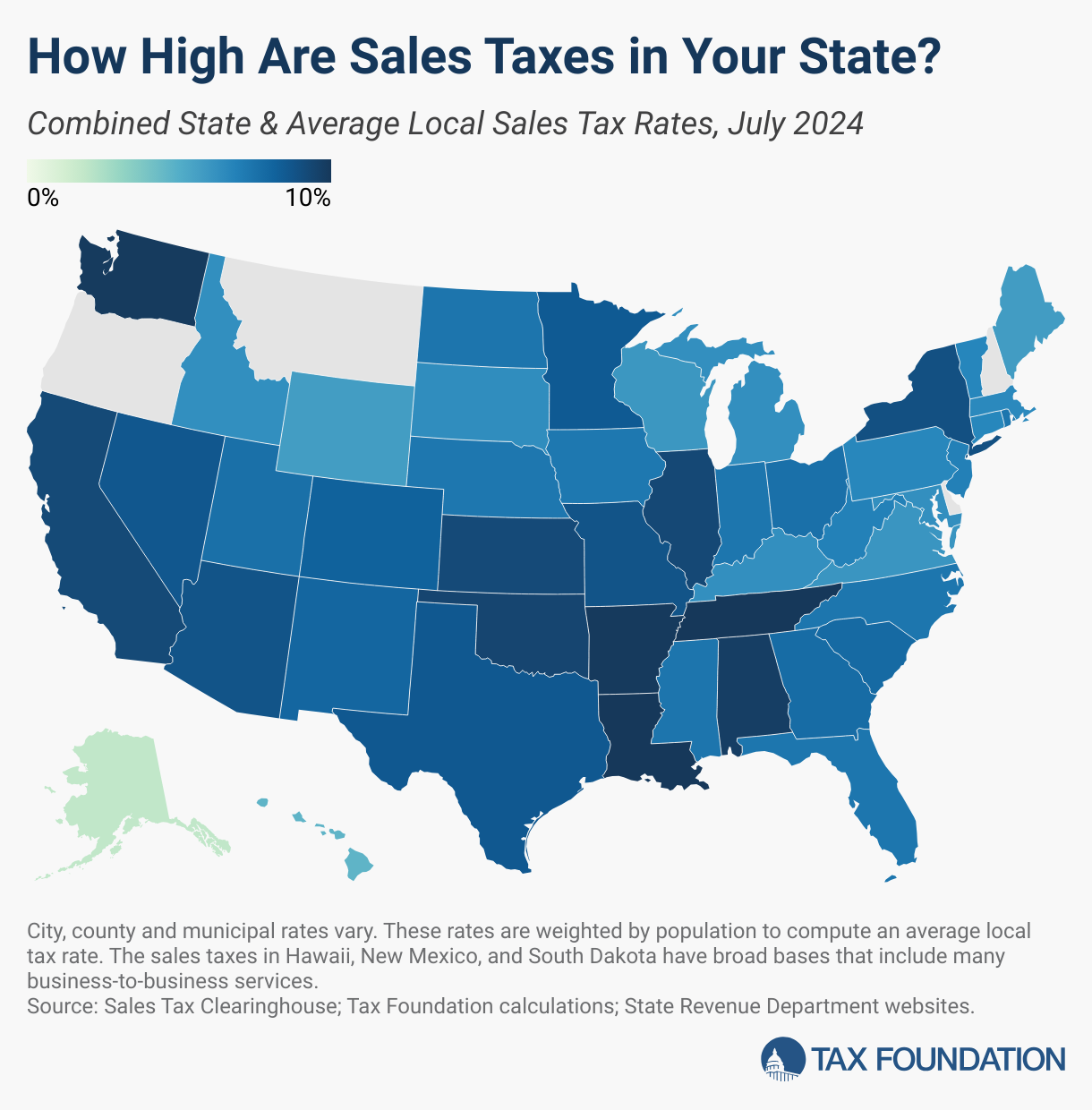 2025 Sales Tax Rates Sales Taxes By State 2025 Sales Tax Rates Sales Taxes By State