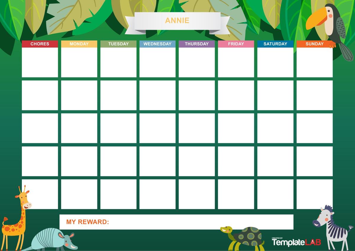 22 Printable Reward Charts For Kids PDF Excel Word 22 Printable Reward Charts For Kids PDF Excel Word