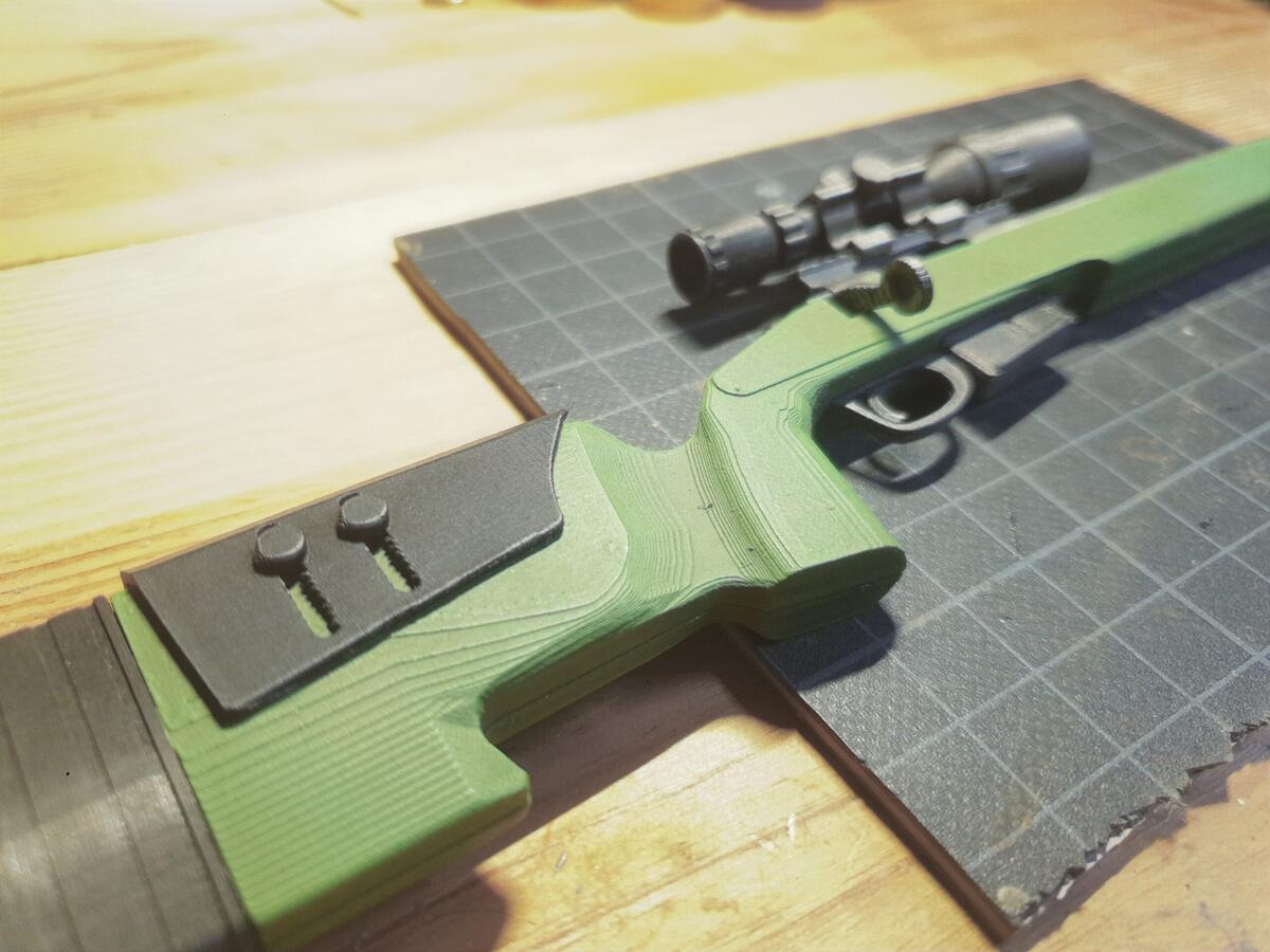3D Print Of M40A3 Sniper Rifle Scale 1 4 By Gartenkrallegold