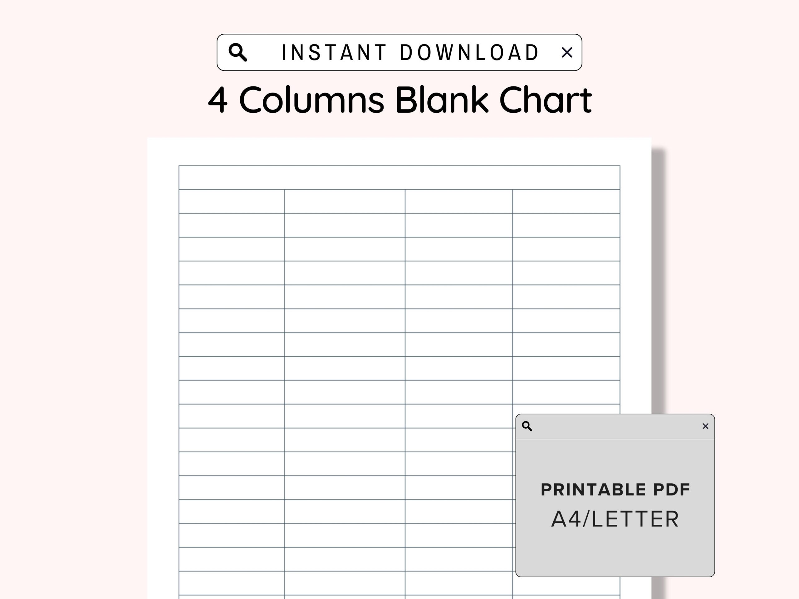 4 Blank Columns Chart Text Input Print And Write Printable Digital Download Blank Column Template Printable Columns Columns W Title PDF Etsy Israel 4 Blank Columns Chart Text Input Print And Write Printable Digital Download Blank Column Template Printable Columns Columns W Title PDF Etsy Israel