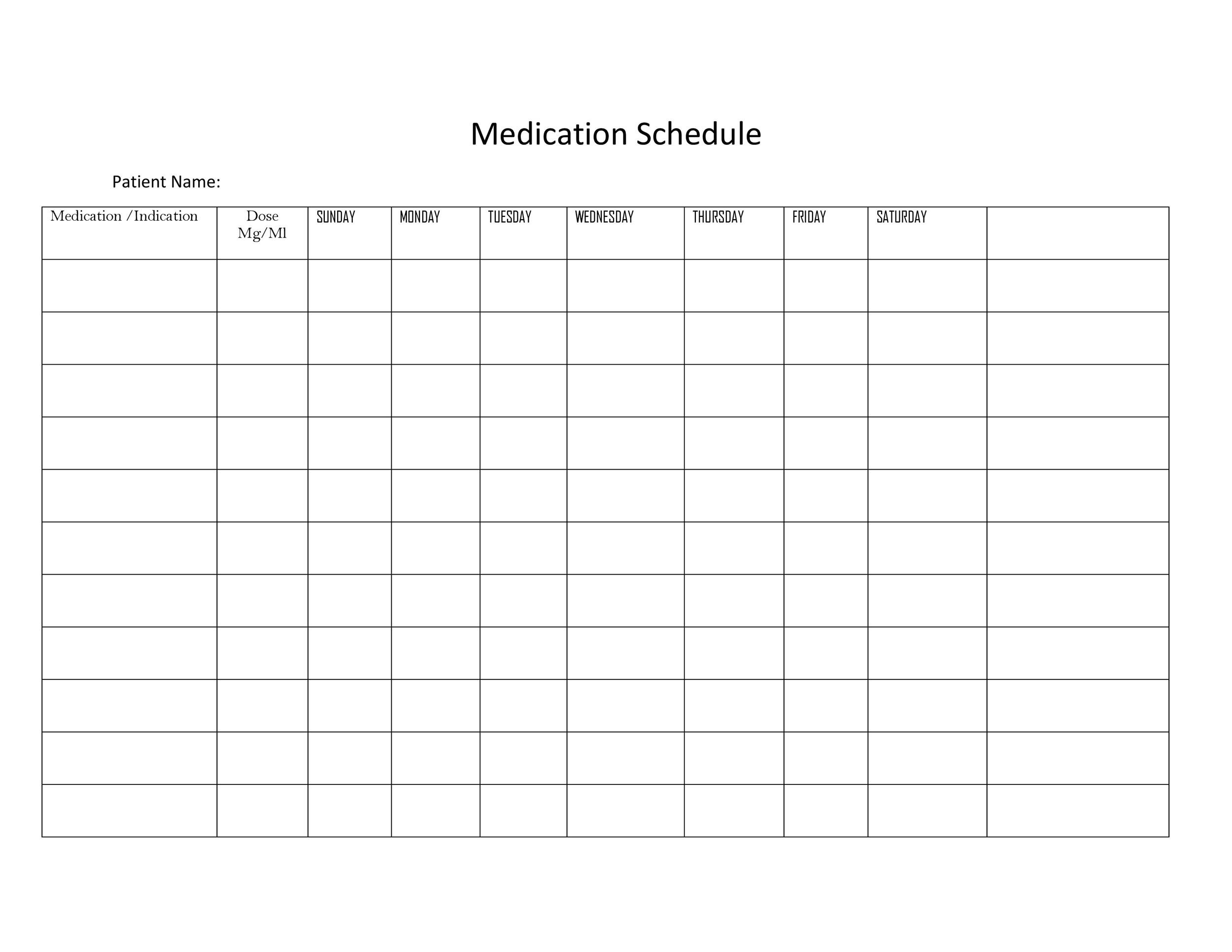 Medication Log Printable Medication Tracker Medication Chart Daily Medication Log Report Schedule Medication List Template Planner PDF Etsy