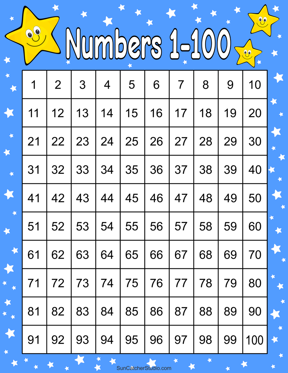 50 Chart Free Printable