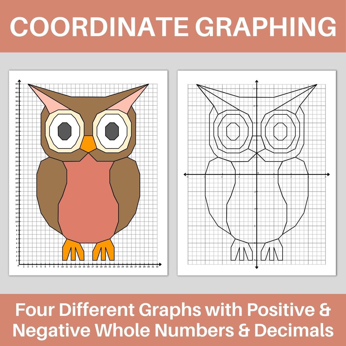 Back To School Owl Coordinate Graphing Plotting Ordered Pairs Mystery Picture Made By Teachers Coordinate Graphing Pictures How To Use For Fall Fun Free Rock Your Homeschool
