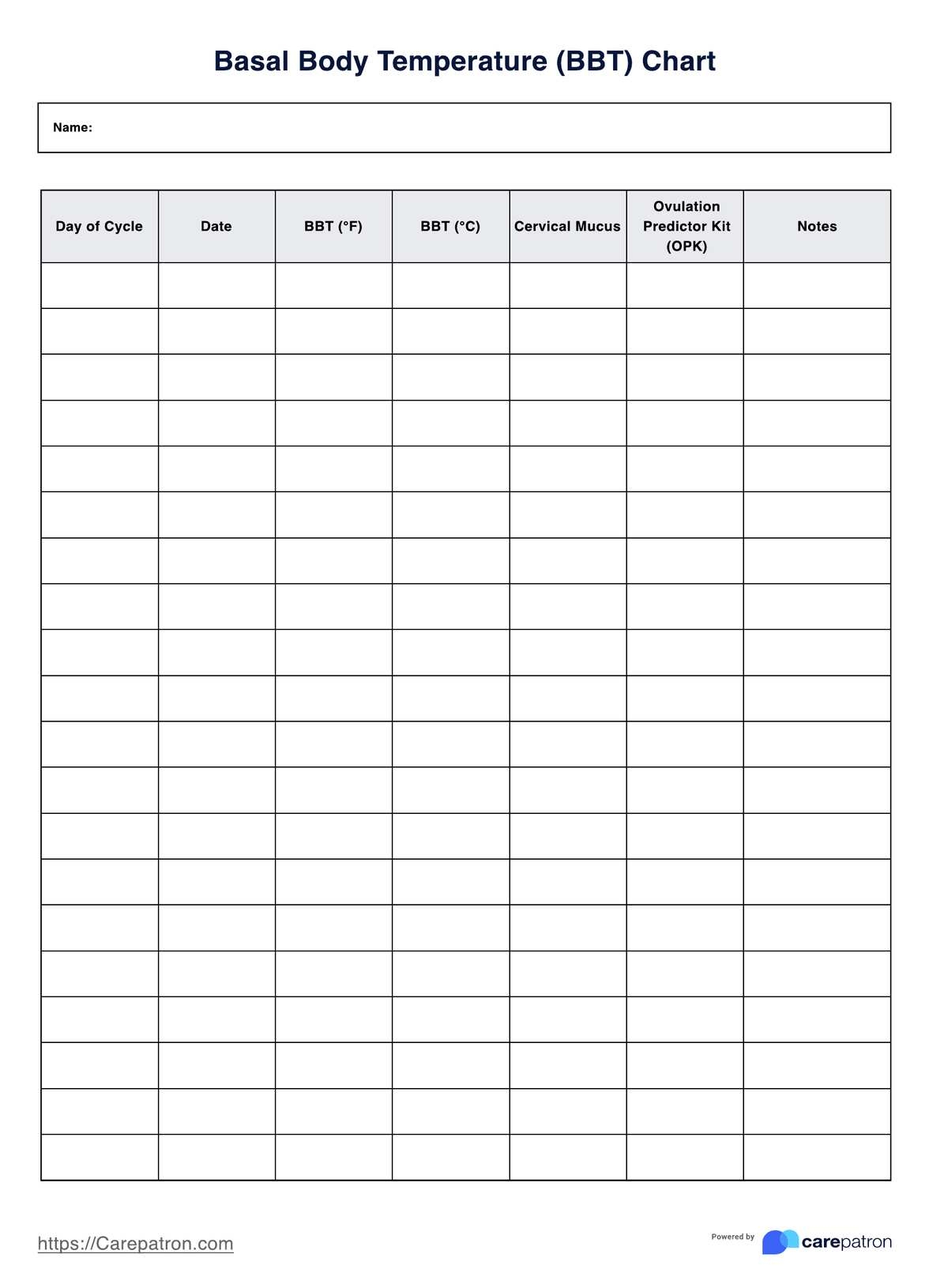 Basal Body Temperature Chart Opk Ovulation Test Strip Ovulation Predictor Kit Printable Tracker Instant Download Mustard Colorway Etsy