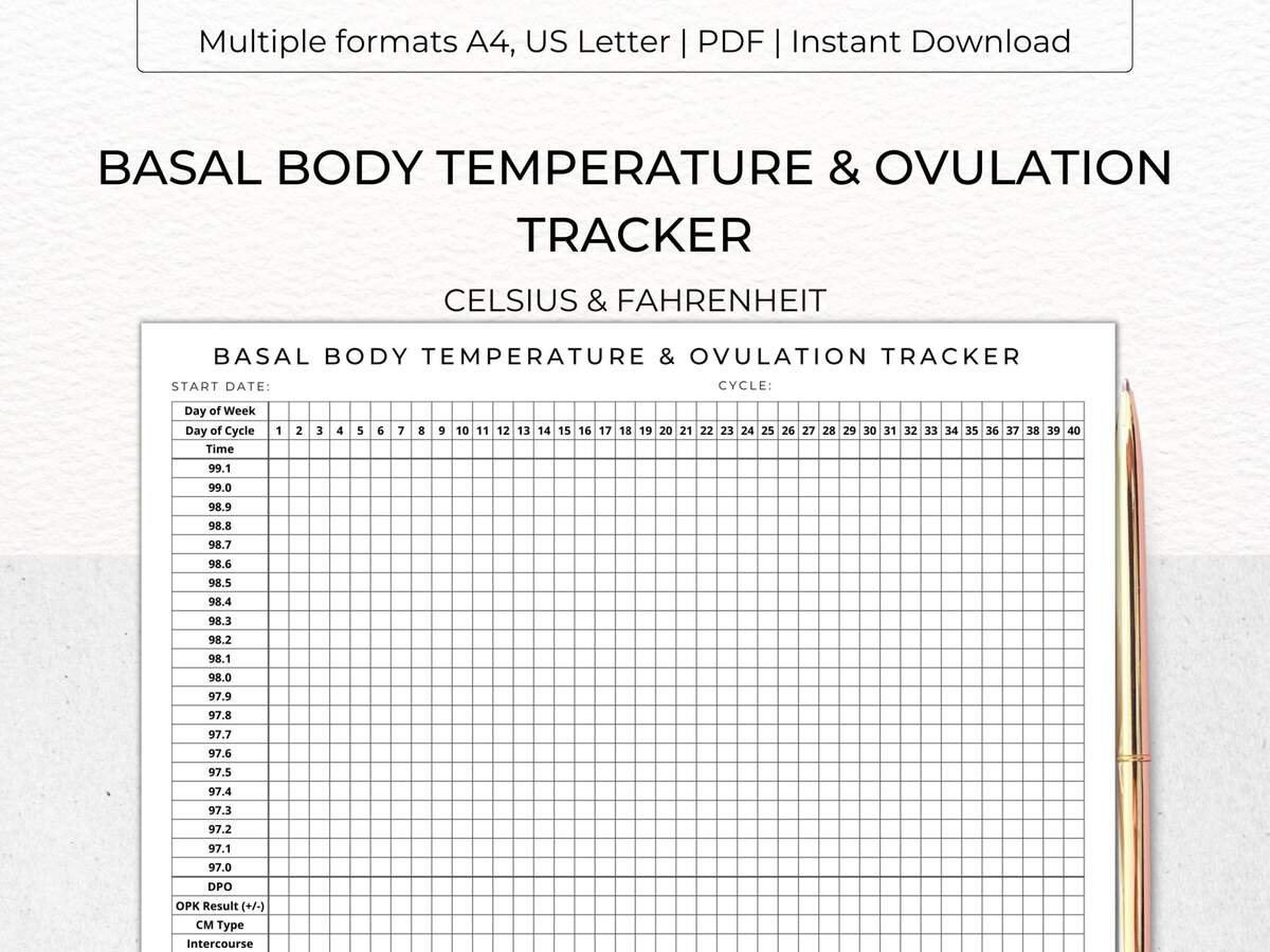 Basal Body Temperature Chart