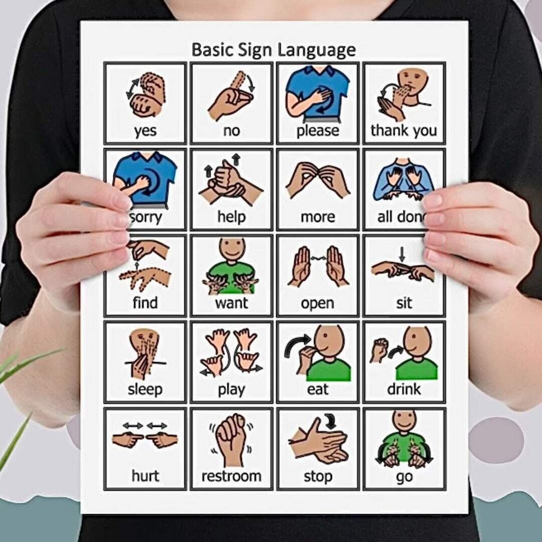 ASL Alphabet Chart Superstar Worksheets