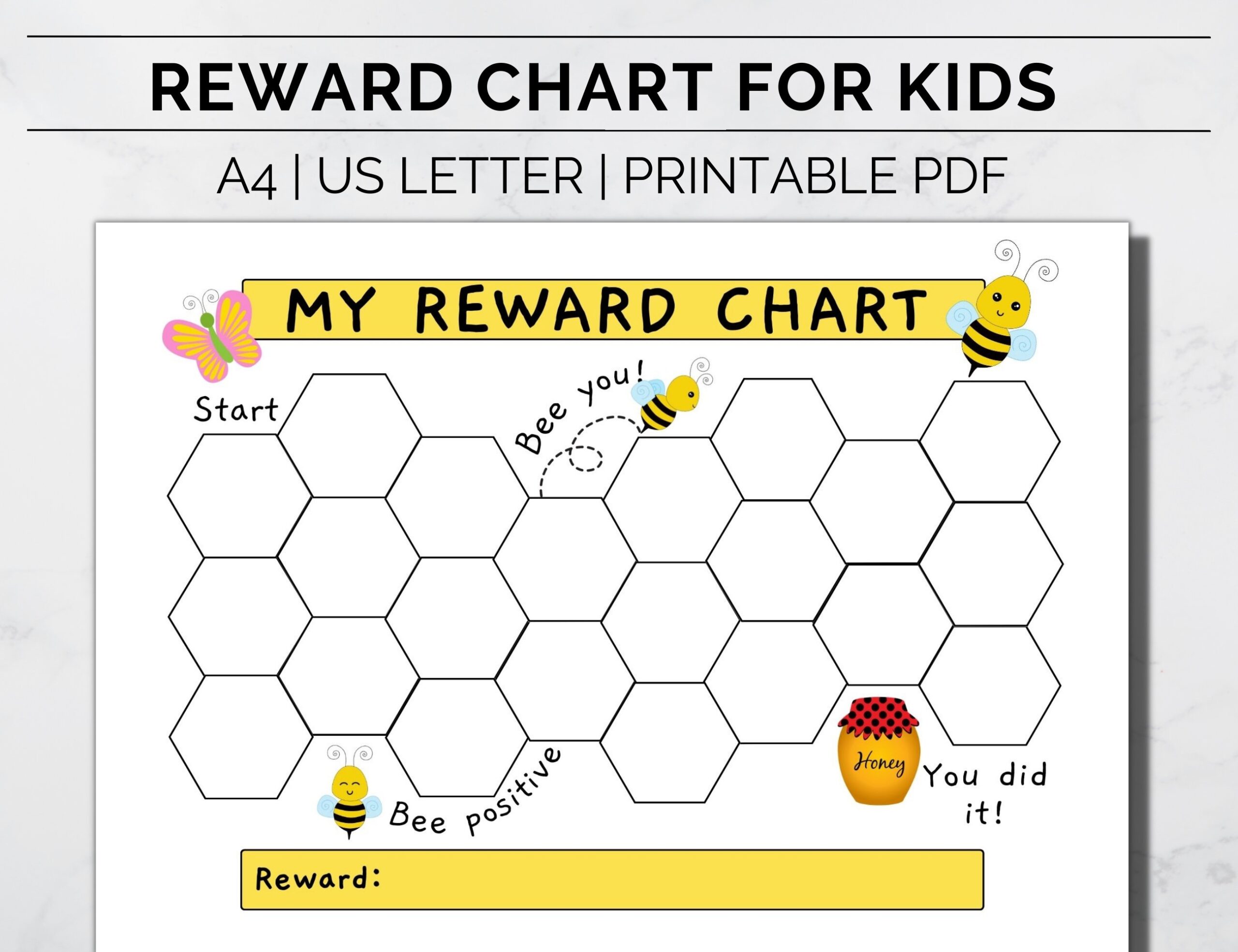 BEE THEME REWARDS CHARTS Freebie Mrs Learning Bee