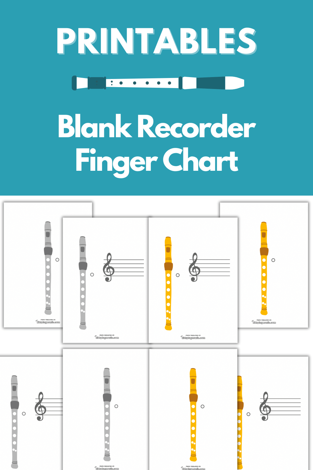 Blank Recorder Fingering Chart KidsPlayMusic Blank Recorder Fingering Chart KidsPlayMusic