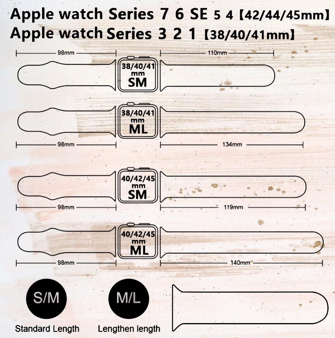 Chart Apple Watch Band Sizer Apple Watch Band Size Chart Printable Printable Watch Band Size