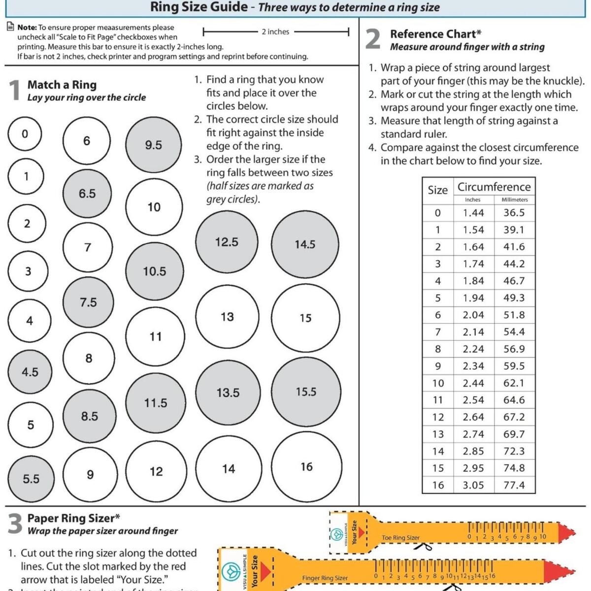Chart Printable How To Know A Mens Ring Size Printable Ring How To Know Men Ring