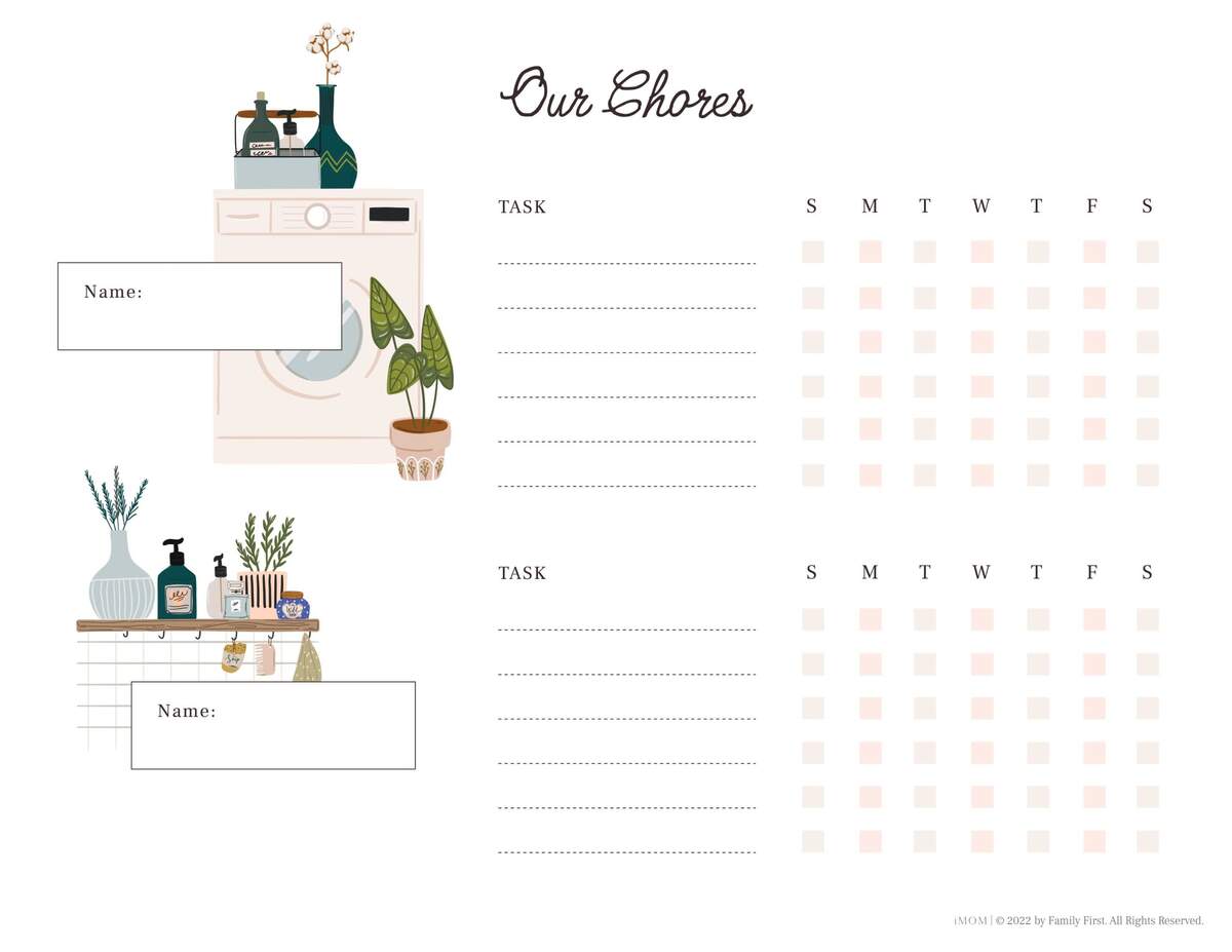 Chore Chart For Couples IMOM