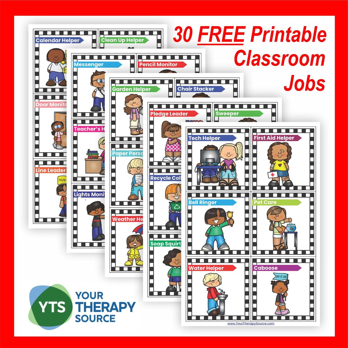 CLASSROOM JOB IDEAS Your Therapy Source CLASSROOM JOB IDEAS Your Therapy Source