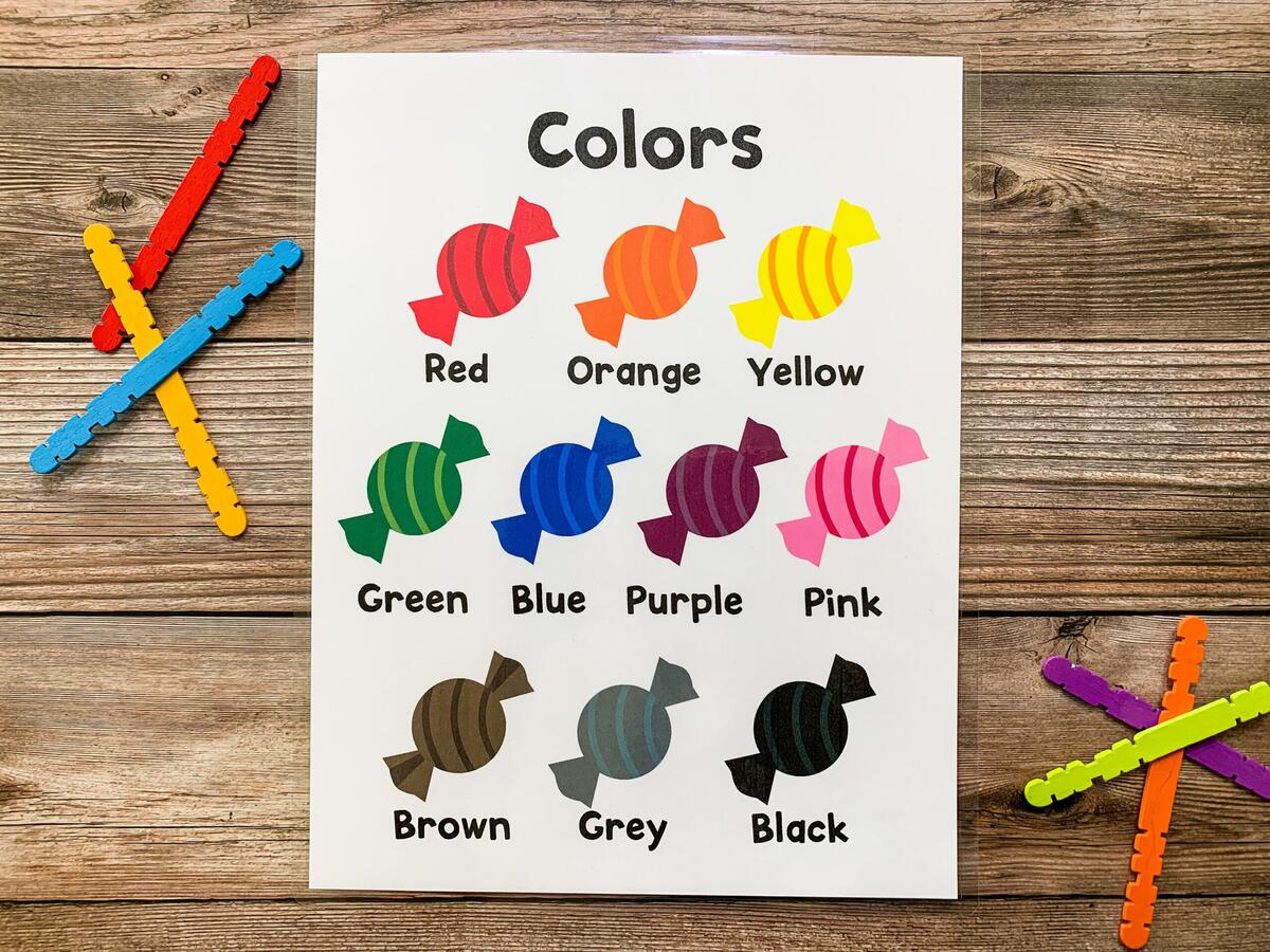 Color Chart Colors Printable Classroom Poster Homeschool Printable Classroom Decor Learning And School Preschool Printable Etsy Israel
