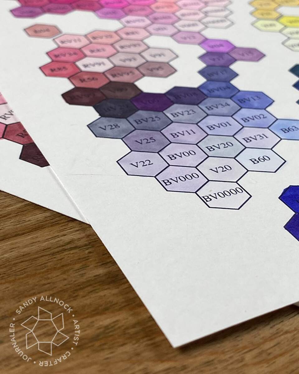 Copic Hex Chart BINGO Sandy Allnock Copic Hex Chart BINGO Sandy Allnock