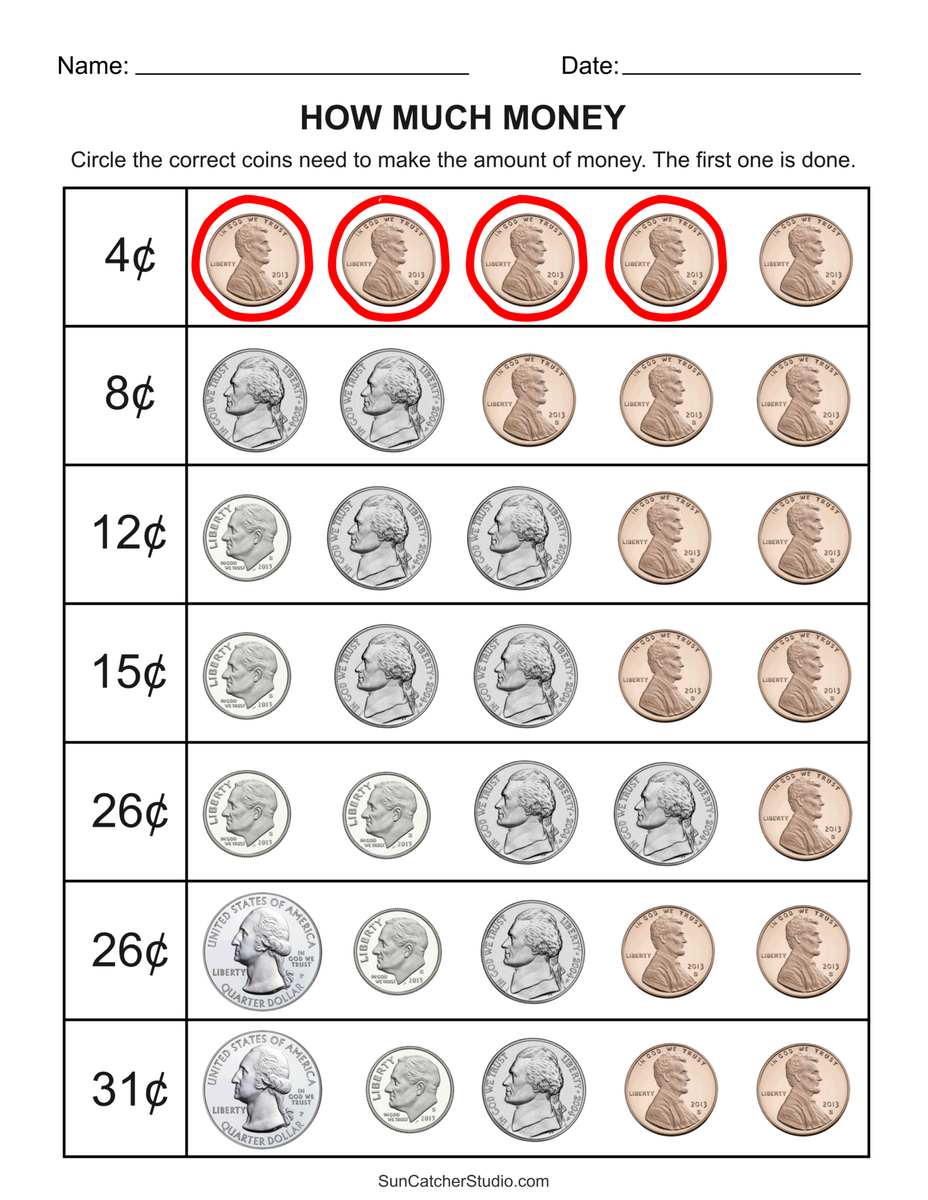 Counting Money Worksheets Money Math Free Printables Lettering SVG Files Tools Apps Counting Money Worksheets Money Math Free Printables Lettering SVG Files Tools Apps