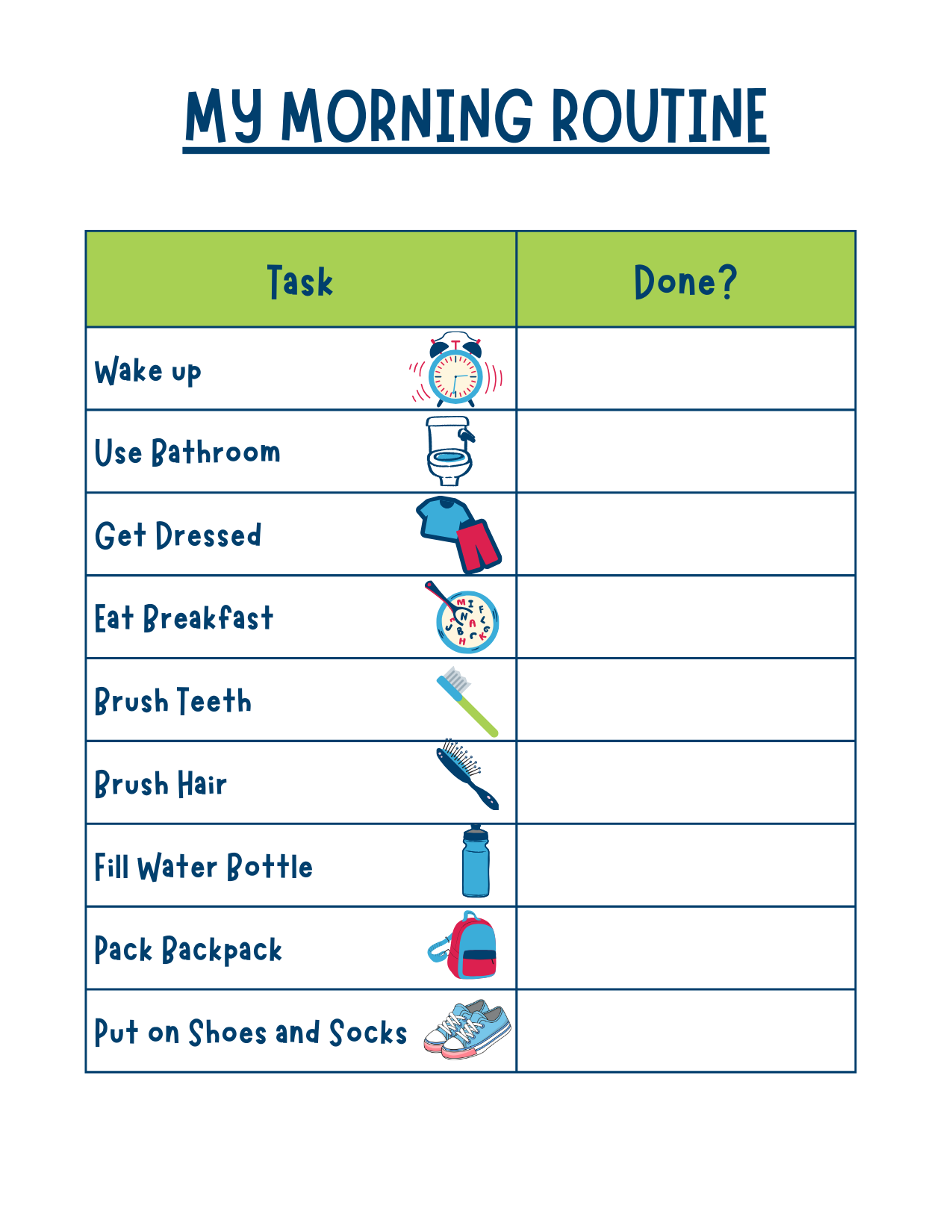 Creating A Stress Free Morning Routine For Autistic Children Creating A Stress Free Morning Routine For Autistic Children