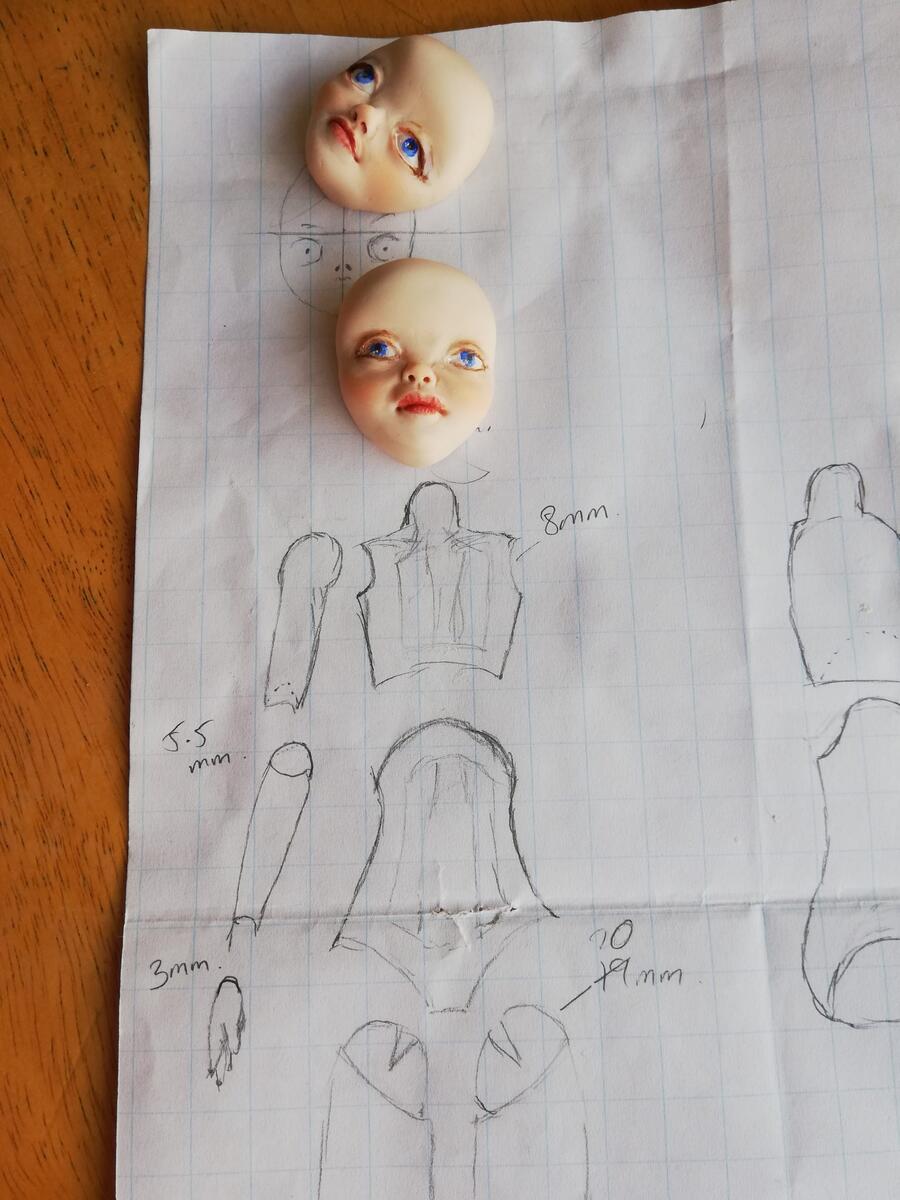Designing A Ball Jointed Doll Alisonjacksonartdolls co uk