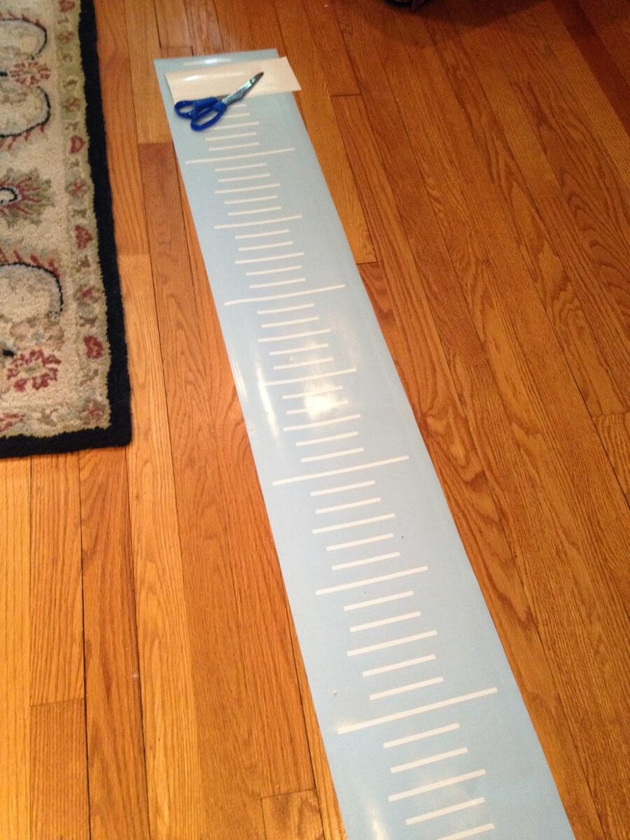 DIY Growth Ruler Chart Tutorial Free Silhouette Studio Cut File Silhouette School