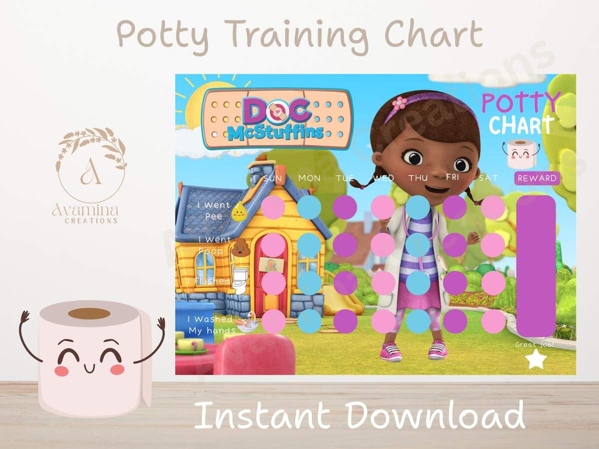 Doc Mcstuffins Chart Etsy