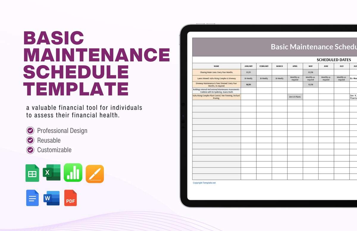 Editable Tool Equipment Maintenance Log Printable Equipment Repair Log Service Log Mechanical Tool Log Word Gdocs PDF A4 Letter Etsy