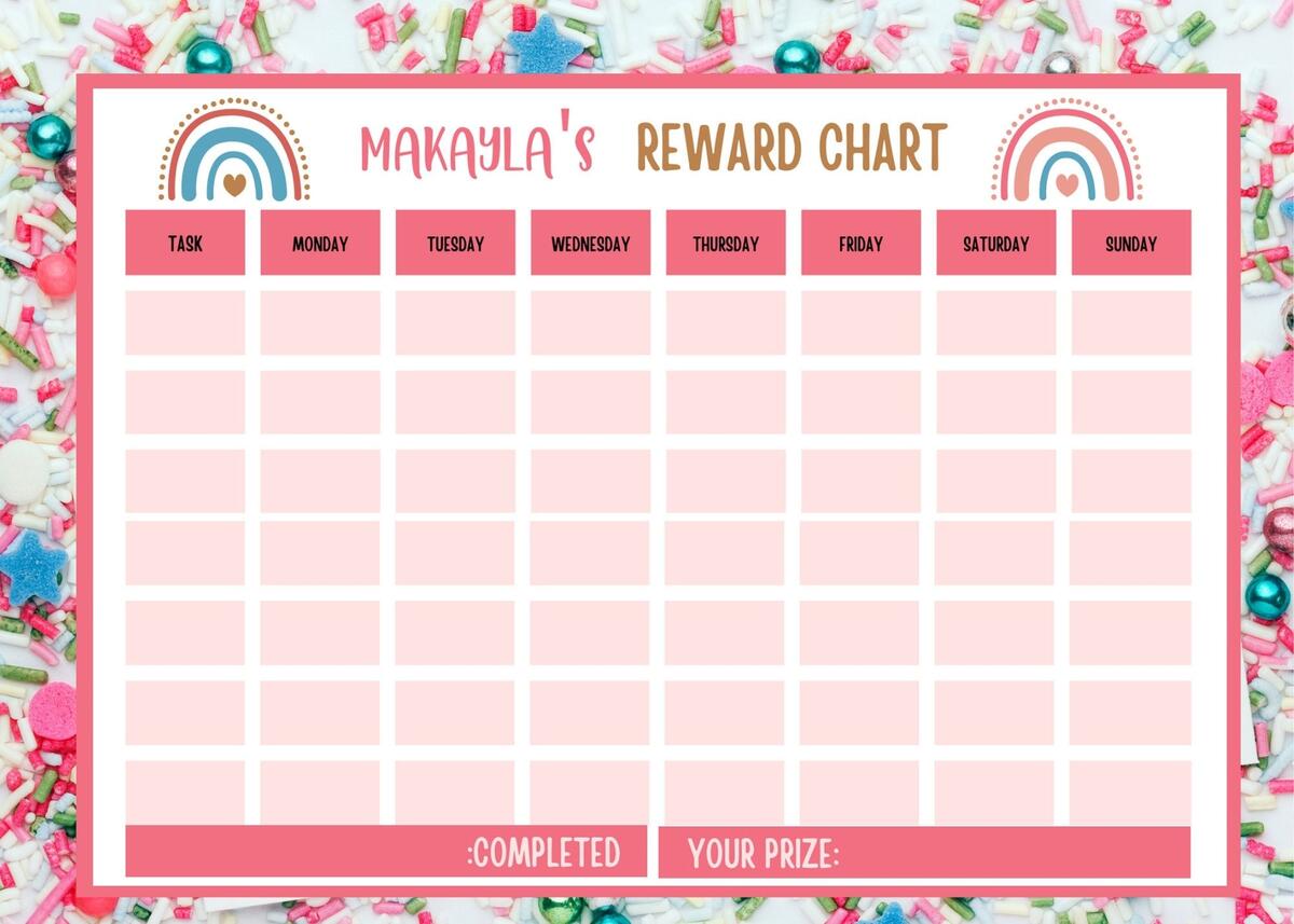 EDITABLE Rainbow Reward Chart Rainbow Chore Chart Behavior Chart Printable Digital Instant Download Template Etsy EDITABLE Rainbow Reward Chart Rainbow Chore Chart Behavior Chart Printable Digital Instant Download Template Etsy