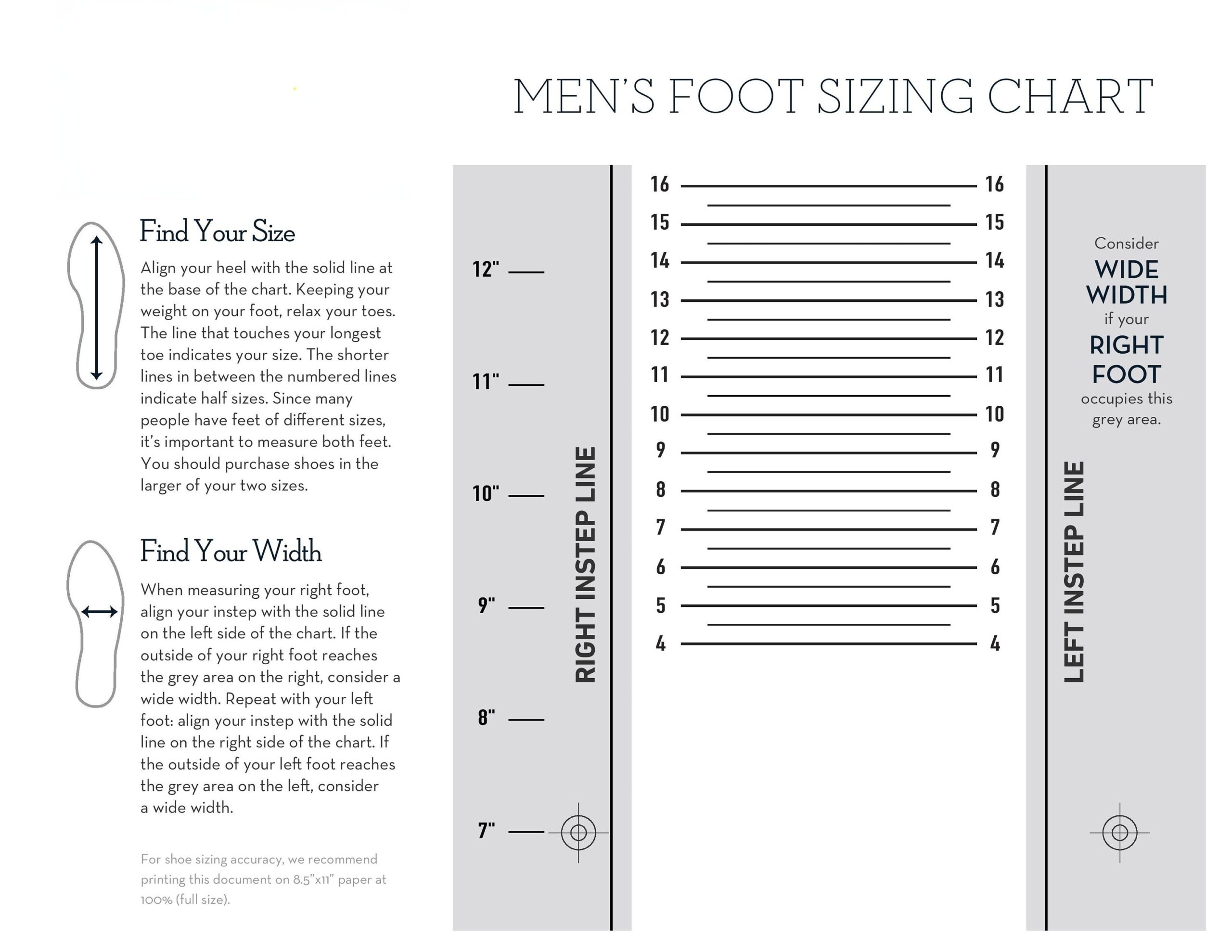 Foot Size Chart Women Men Kids Shoe Sizes digital Download Etsy Hong Kong