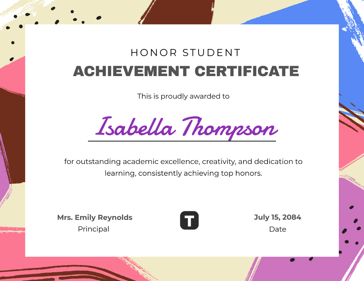 Free Creative Academic Certificate For Honor Student Template To Edit Online Free Creative Academic Certificate For Honor Student Template To Edit Online