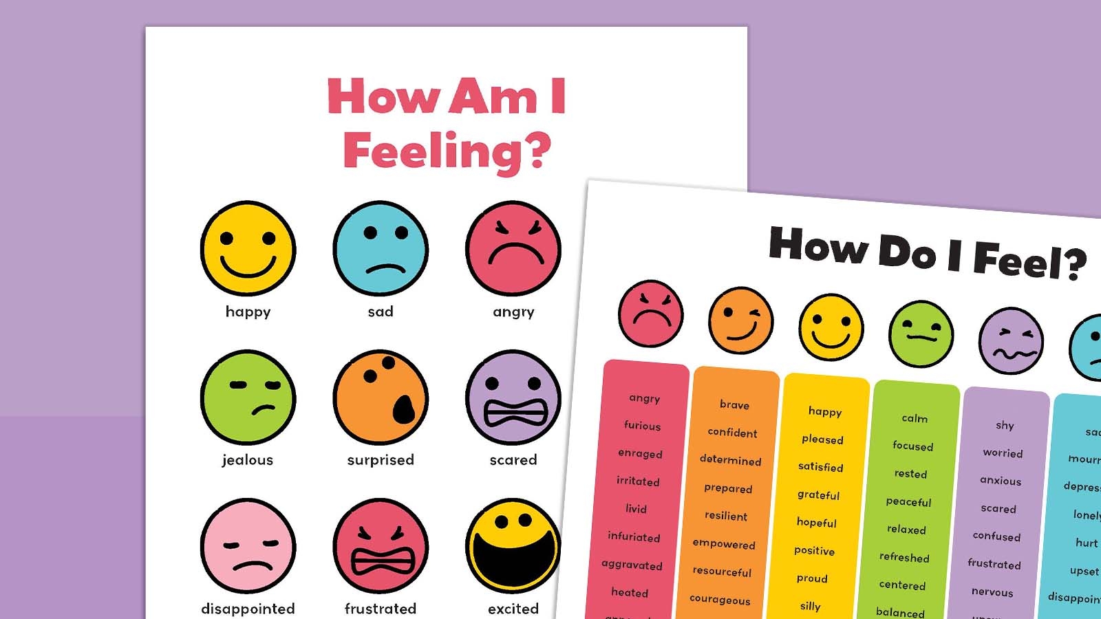 FREE Feeling Chart For Kindergarteners With Photos