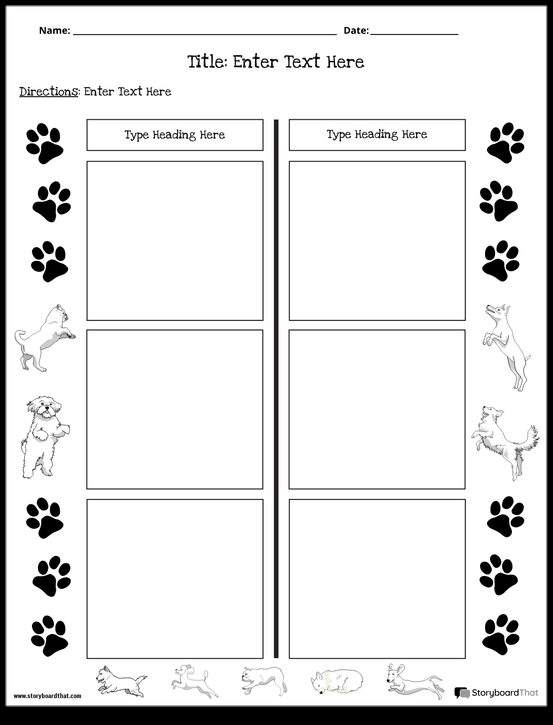 Free T Chart Templates Create Customize Online For 2025