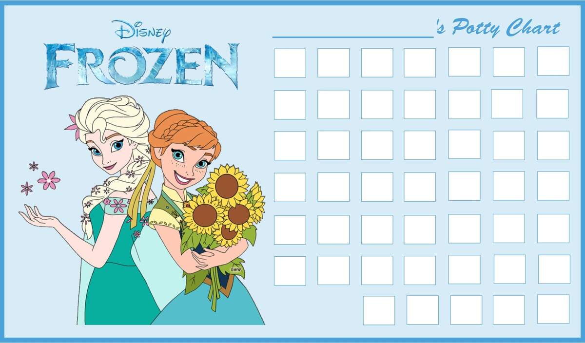 Frozen Potty Charts 10 Free PDF Printables Printablee Printable Frozen Potty Training Chart Toddler Reward Chart Kids Potty Chart Sticker Reward System Etsy Denmark
