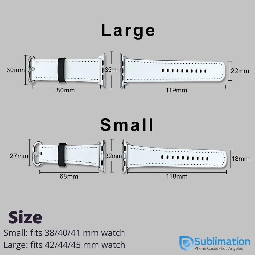 Iwatch Band Chart Small Apple Watch Band Size Printable Watch Band Size Chart Apple 42mm Watch