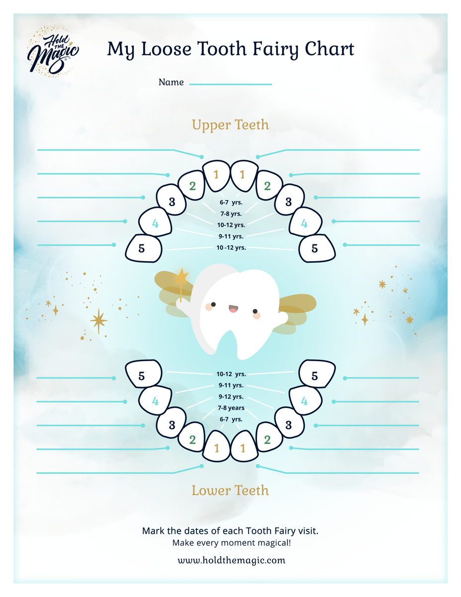 Lost Tooth Chart Printable Free Lost Tooth Chart Printable Free