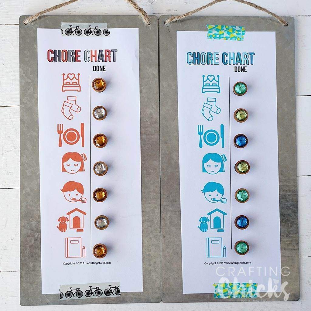 Editable Magnetic Chore Chart Printable For Kids Remodelaholic