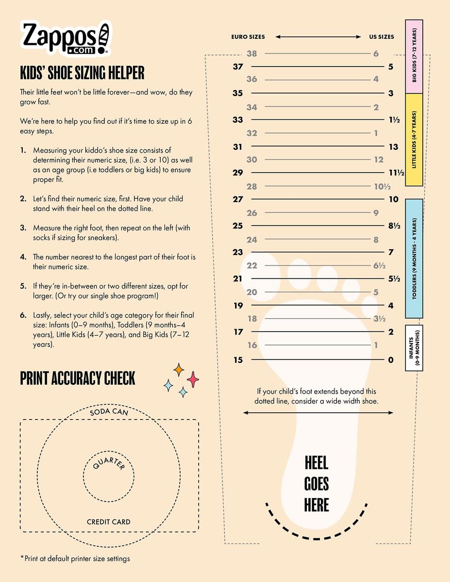 New Balance Kids Shoe Size Chart Zappos Printable Shoe Size Chart New Balance Big Kids Size New Balance Kids Shoe Size Chart Zappos Printable Shoe Size Chart New Balance Big Kids Size