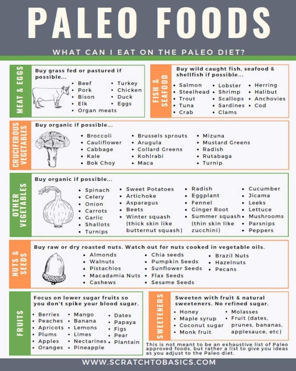 Paleo Food Yes List Etsy Paleo Food Yes List Etsy