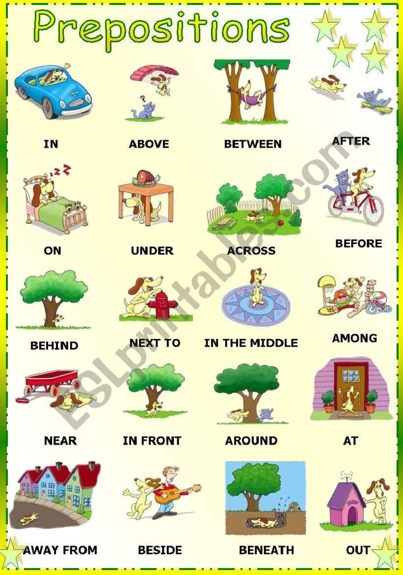 Prepositions ESL Worksheet By Vanda51 Prepositions ESL Worksheet By Vanda51