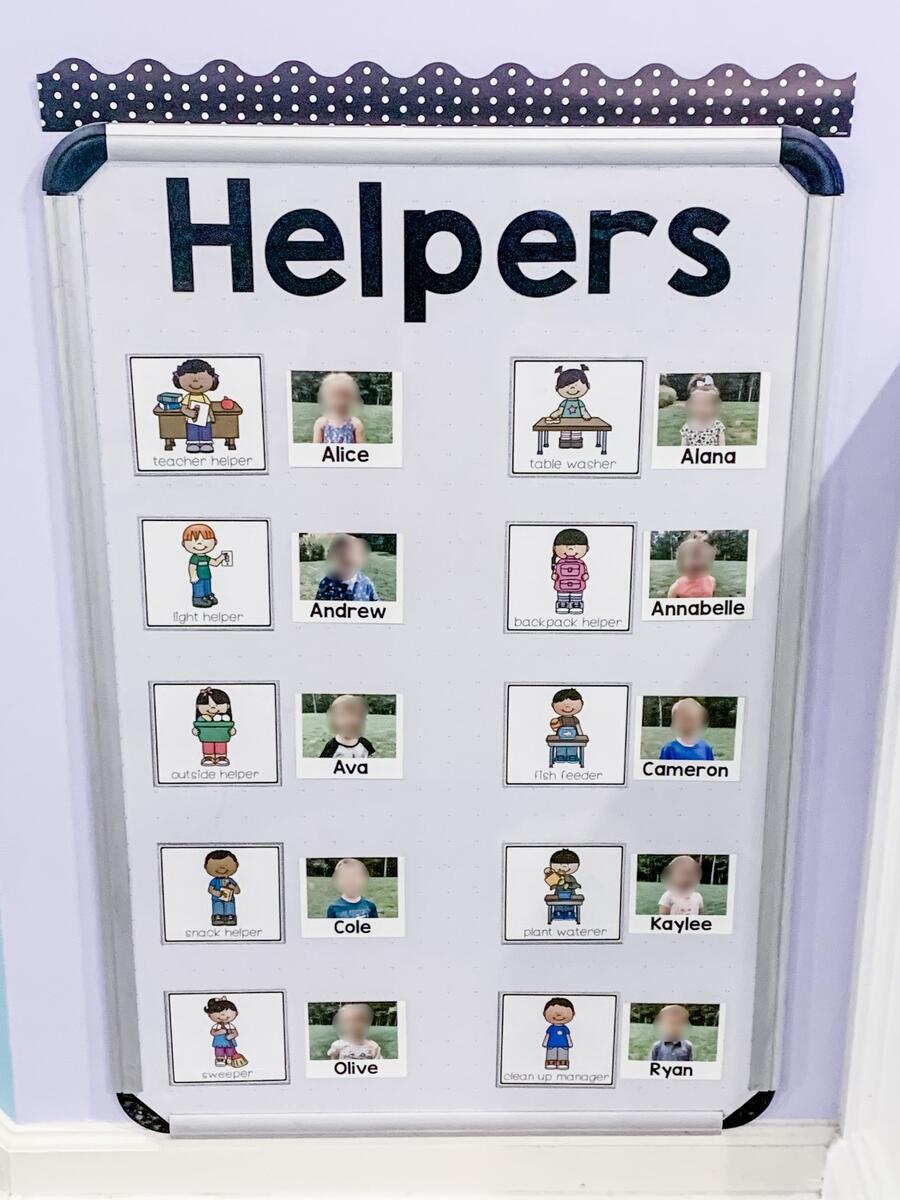 Preschool Helper Charts Play To Learn Preschool Preschool Helper Charts Play To Learn Preschool