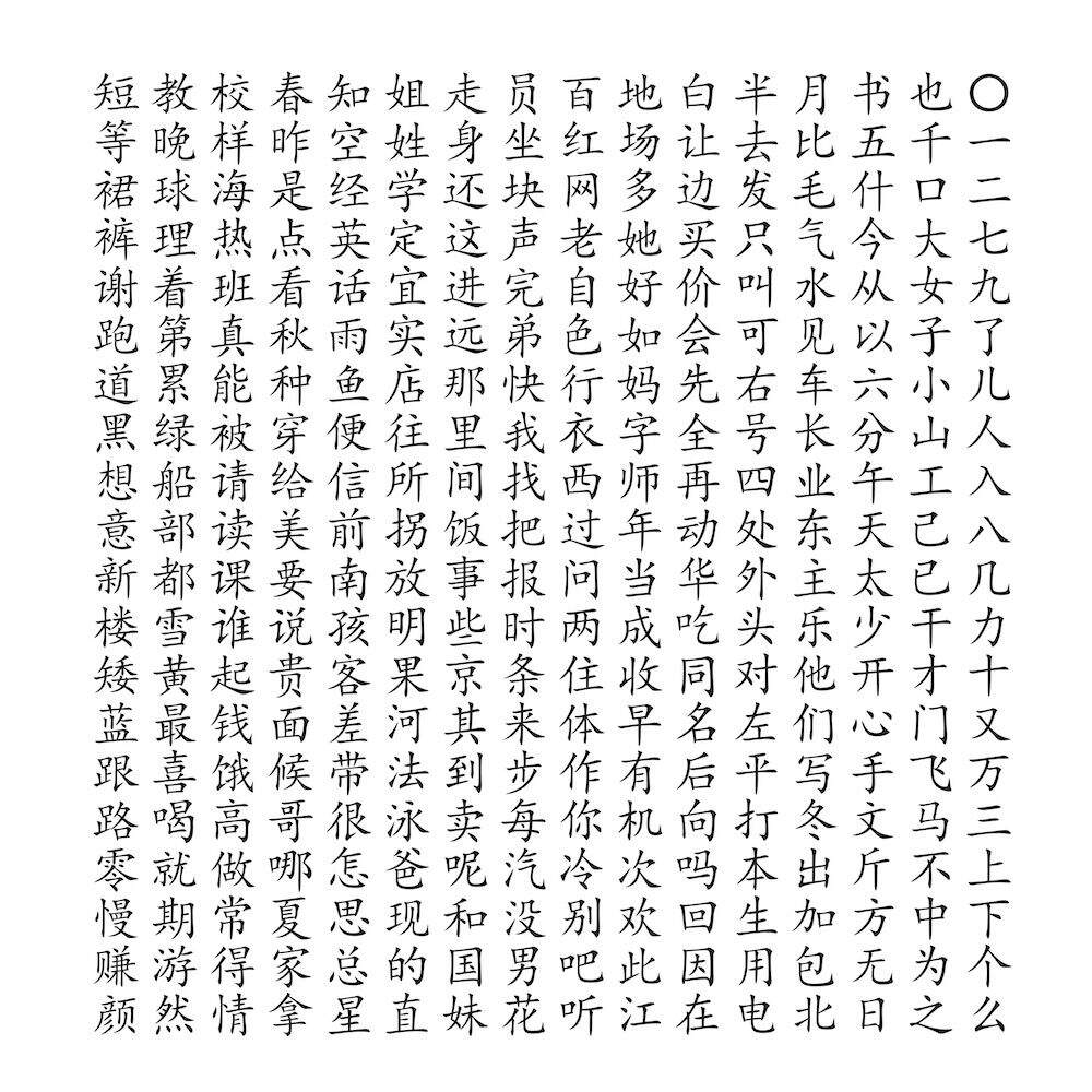 Printable Chinese Character Posters