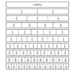 Printable Fraction Strips