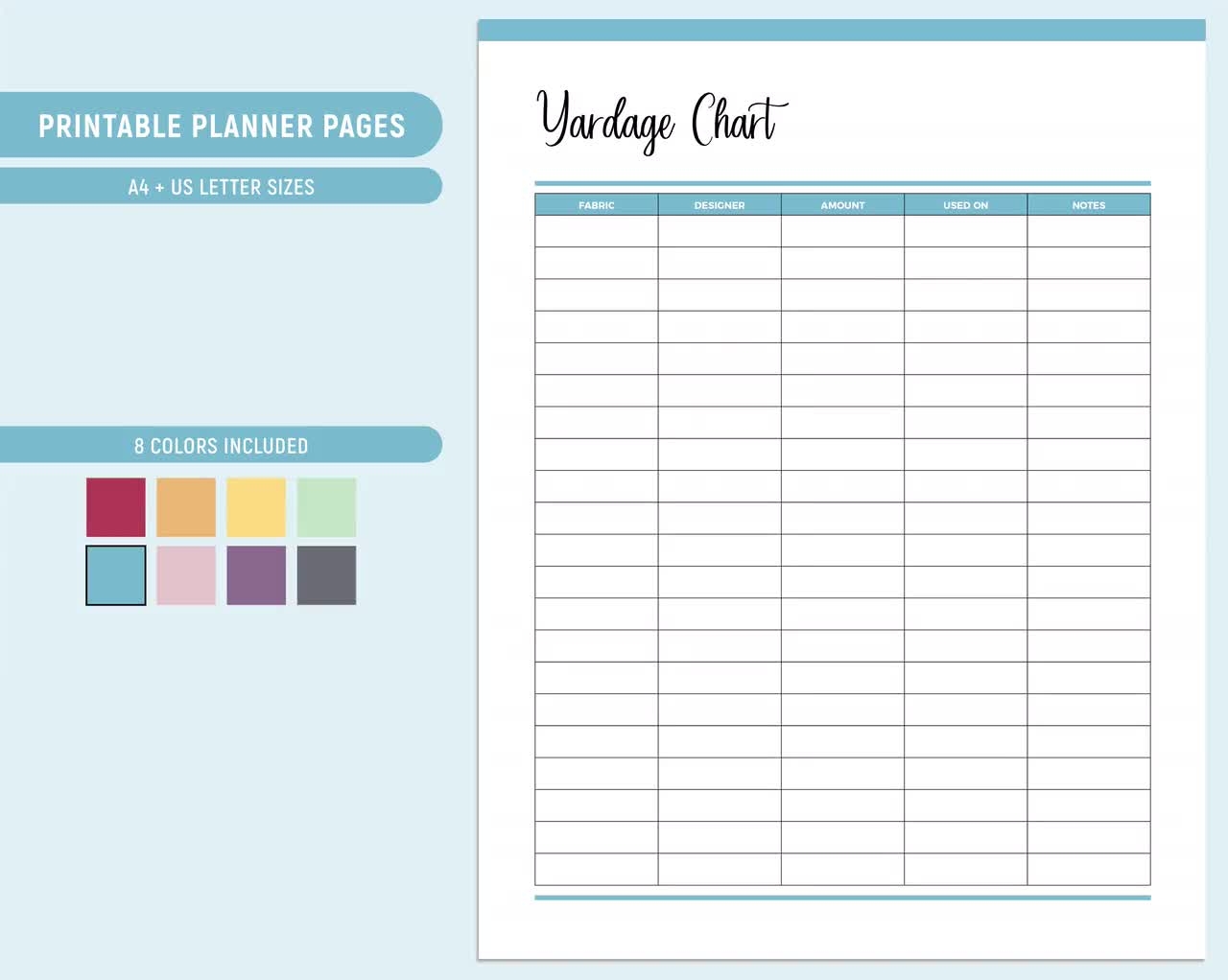 Printable Quilting Yardage Chart Quilting Planner Quilt Making Planner Quilting Yardage Planner Fabric Yardage Template Quilt Guide Etsy Printable Quilting Yardage Chart Quilting Planner Quilt Making Planner Quilting Yardage Planner Fabric Yardage Template Quilt Guide Etsy