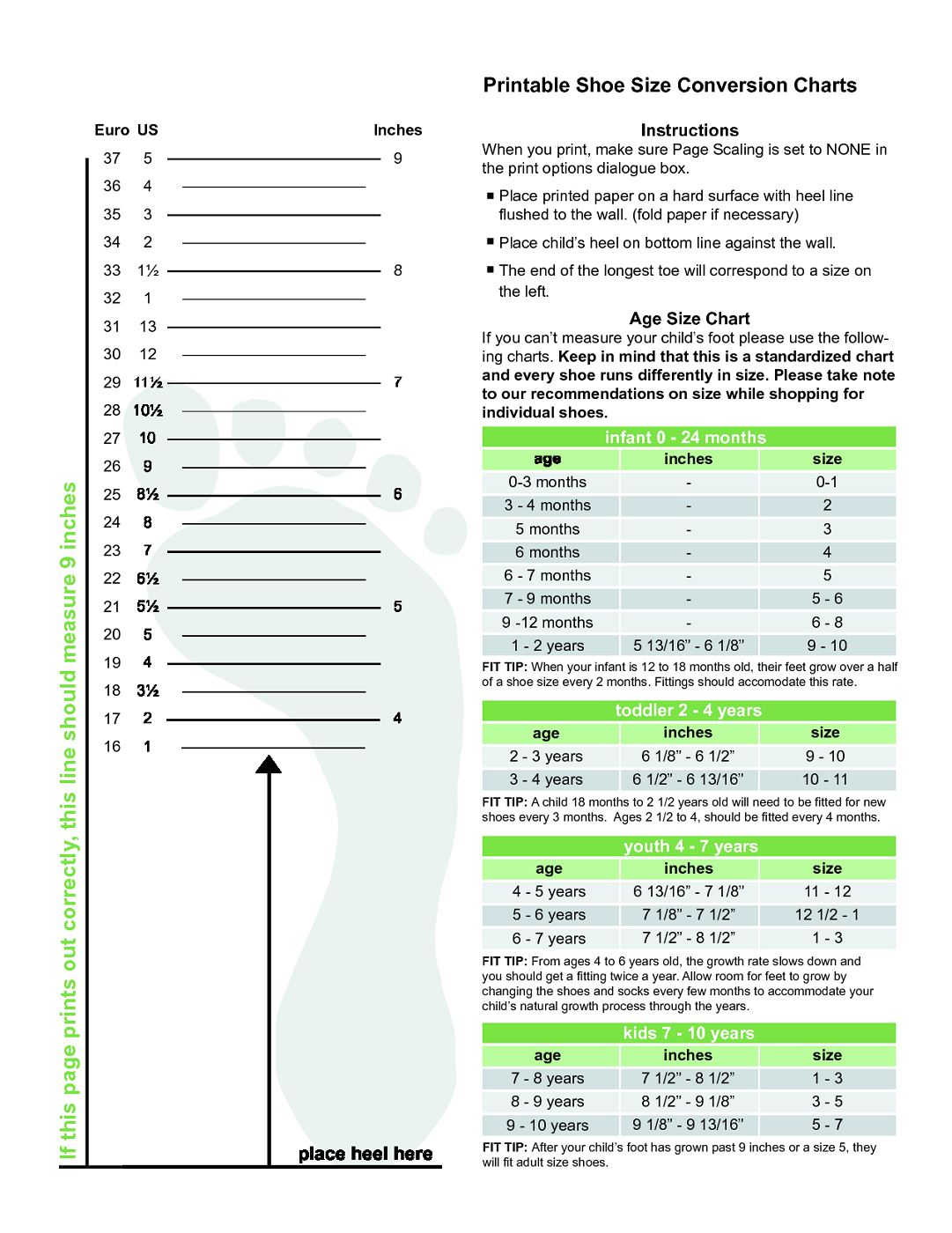 Printable Shoe Width Fitting Size Conversion Chart Kid Shoe Size 27 In Us Childrens Shoe Sizes Printable Shoe Width Fitting Size Conversion Chart Kid Shoe Size 27 In Us Childrens Shoe Sizes
