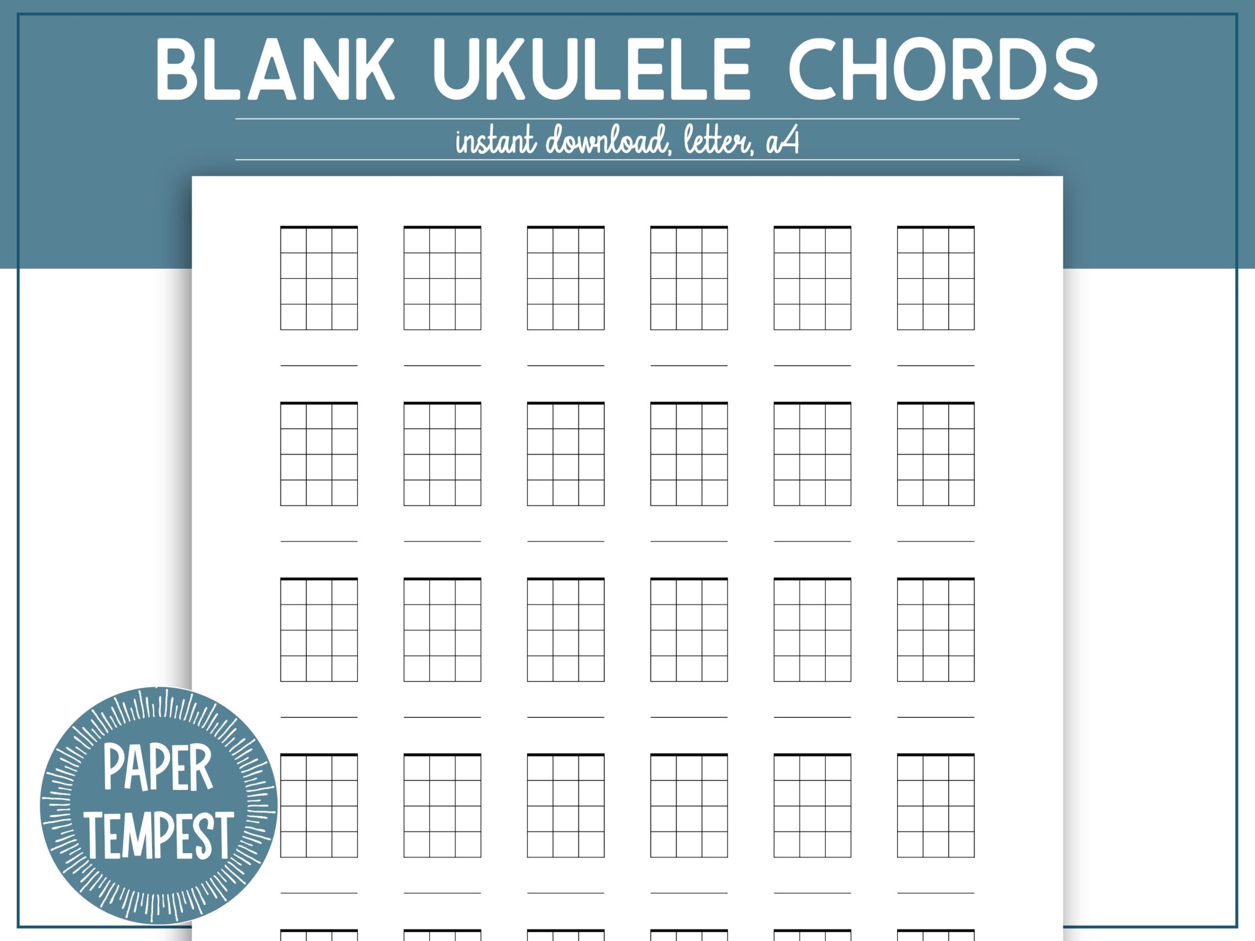 Printable Ukulele Chord Chart Blank Chord Chart PDF For Students Blank Ukulele Chord Diagrams DIY Chord Notation Chart For Teachers Etsy Printable Ukulele Chord Chart Blank Chord Chart PDF For Students Blank Ukulele Chord Diagrams DIY Chord Notation Chart For Teachers Etsy