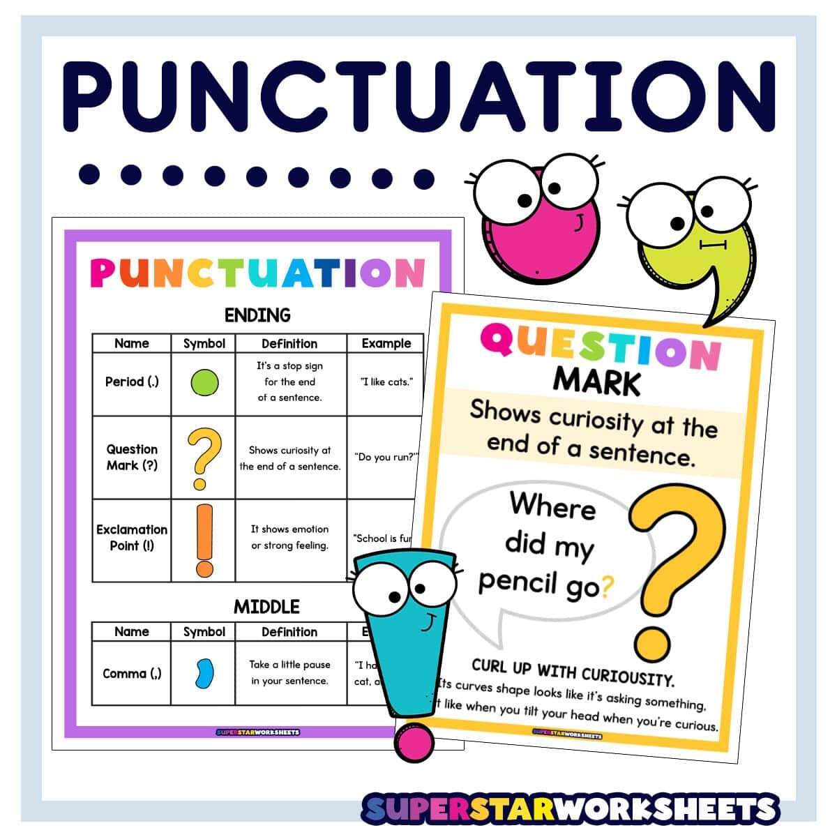 Punctuation Worksheets Superstar Worksheets Punctuation Worksheets Superstar Worksheets
