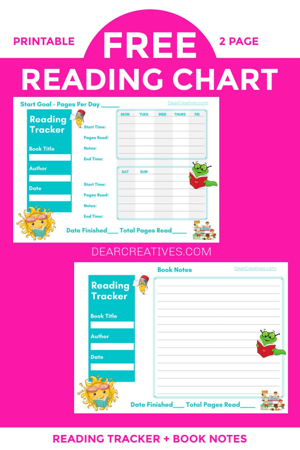 Free Printable Book Tracker Bookmarks To Chart Your Reading Journey Krafty Planner