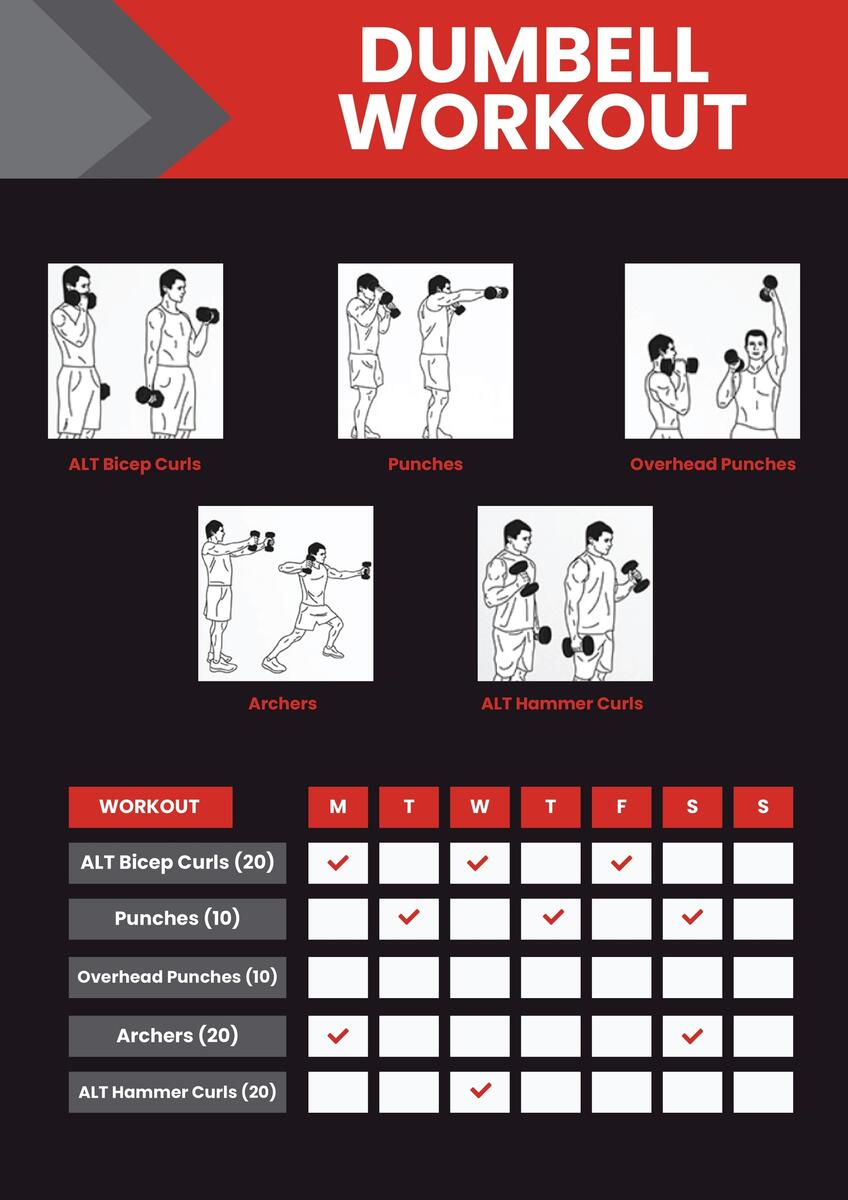 Routine Chart Free Dumbbell Exercises Chart Printable Beginner Friendly Printables Kettle Bell Set Upper Body Free Workout Plans Pdf Upper Body Gym Workout Chart Hd Upper Body Dumbbell Printable