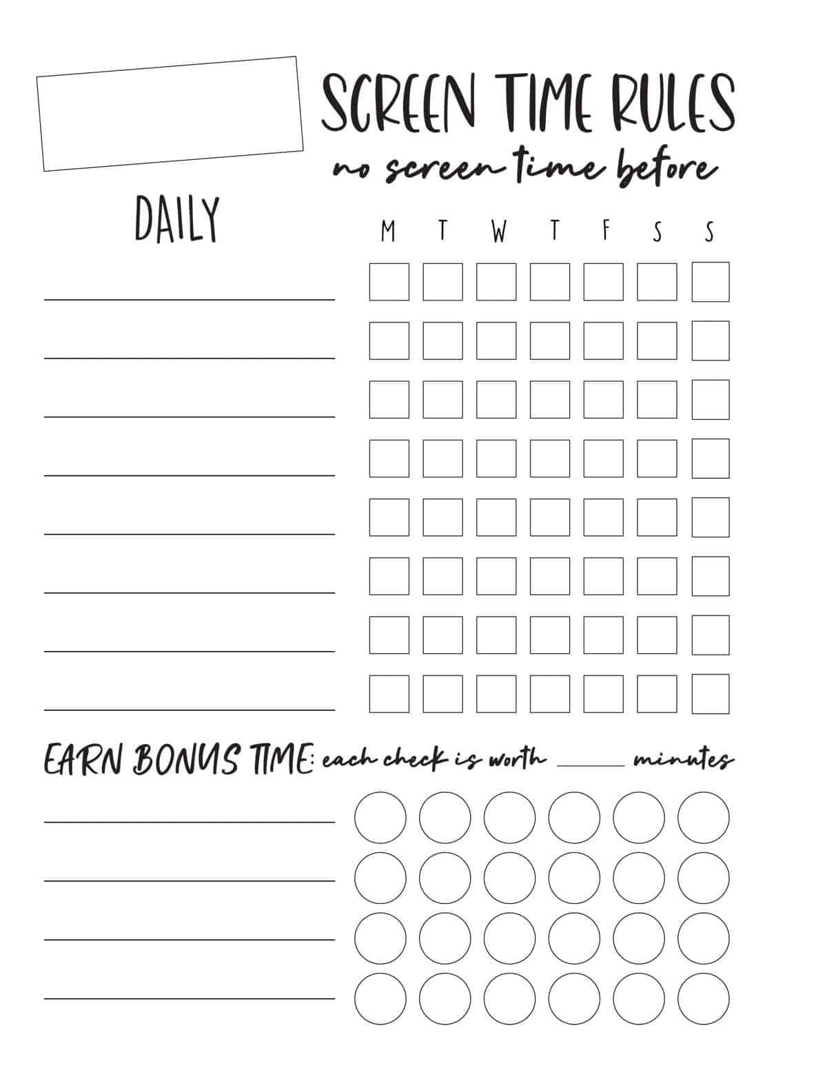 Screen Time Rules Printable Skip To My Lou Screen Time Rules Printable Skip To My Lou