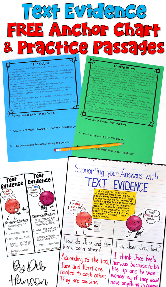 Text Evidence A Lesson For Upper Elementary Students Crafting Connections Text Evidence A Lesson For Upper Elementary Students Crafting Connections