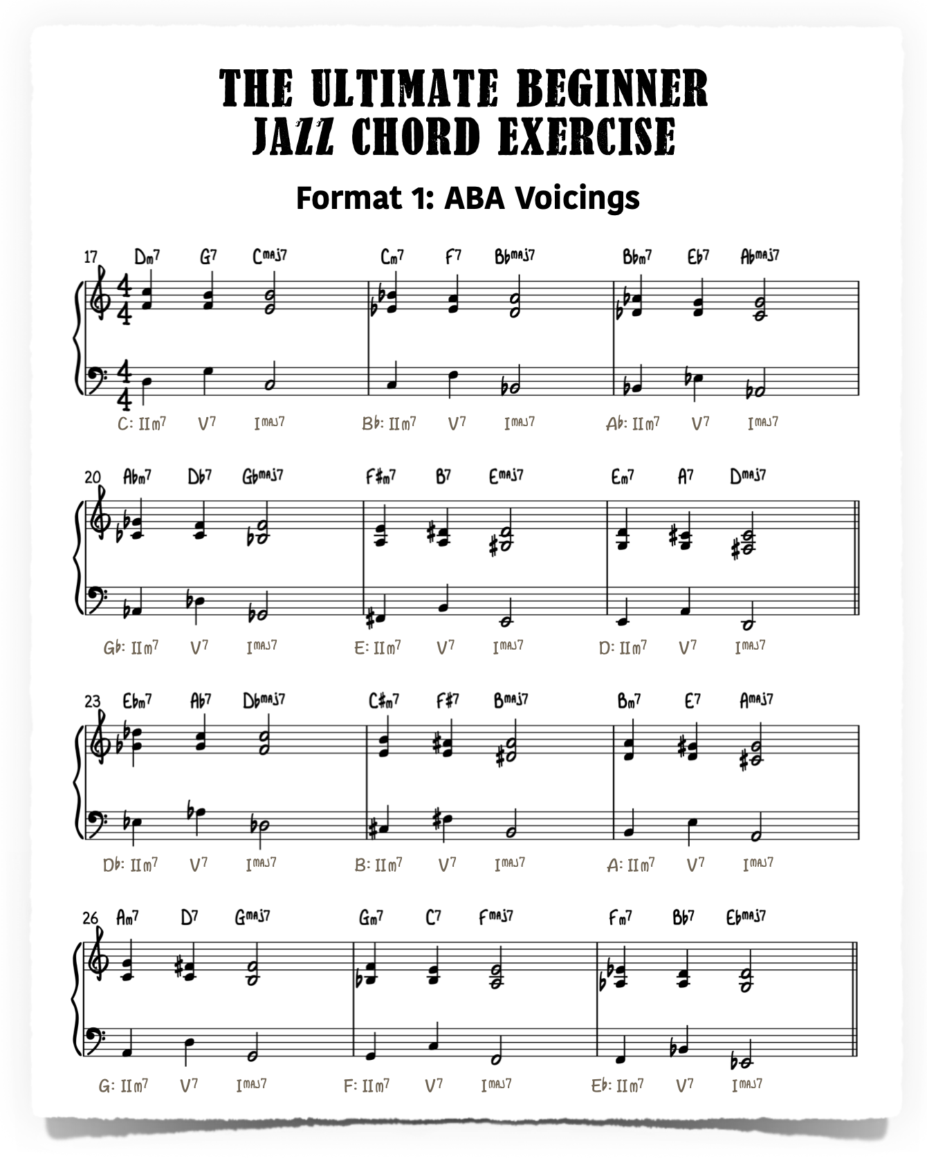 The Ultimate Beginner Jazz Chord Exercise Piano With Jonny The Ultimate Beginner Jazz Chord Exercise Piano With Jonny